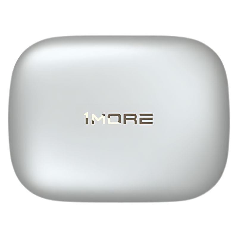 1More Fit Open Earbuds S50 Silver - Auriculares Bluetooth estojo de carregamento imagem de cima