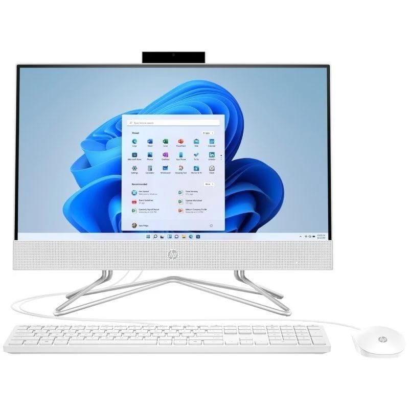 HP 22-dd2004ns Intel Celeron J4025/8GB/512GB SSD/Win11Home Blanco - PC Todo en Uno