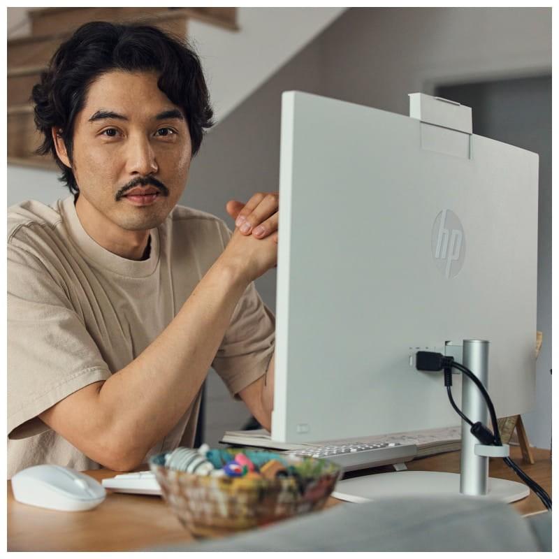  HP 24-cr0057ns Intel Core i3-1315U/8GB/512GB SSD/Win11Pro Blanco - PC Todo en Uno imagen real