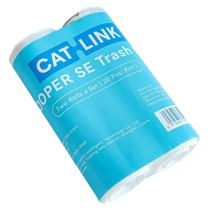 Pack de 2 Rouleaux de sacs pour Catlink BayMax Blanc