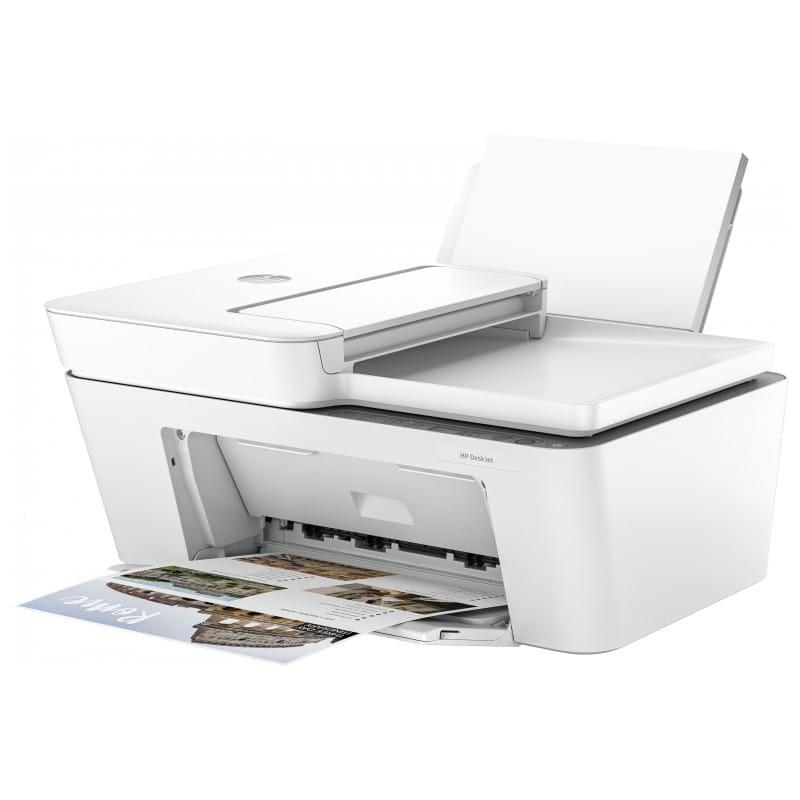 HP DeskJet 4220e (588K4B) Wi-Fi Bluetooth 4.2 Blanc - Imprimante multifonctionnelle à imagerie latérale impression