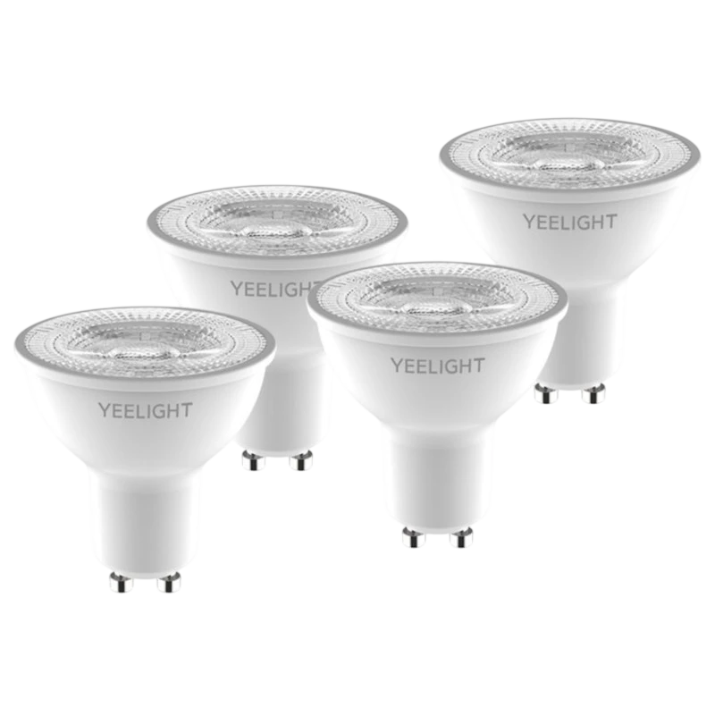Pack x4 Yeelight GU10 Smart Bulb W1 LED Dimmer - Bombilla inteligente