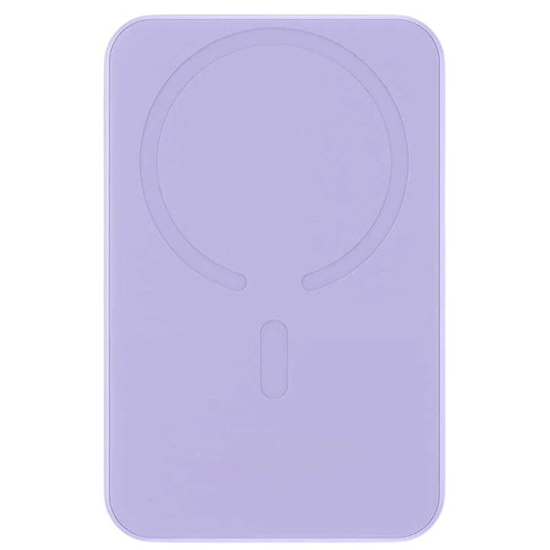 Baseus Power Bank Mini 5000mAh Compatible MagSafe Violet - Charge rapide 20W et câble C inclus