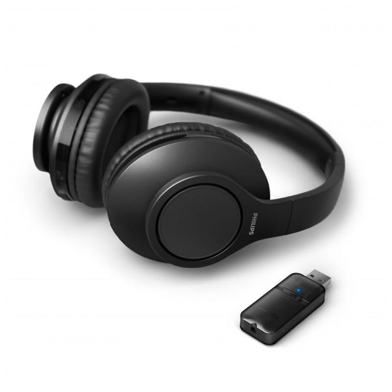 Philips Série 6000 TAH6206BK/00 Preto - Auscultadores Bluetooth imagem deitada com USB