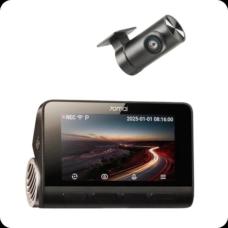70mai Dash Cam 4K A810S + Caméra arrière 70mai RC24