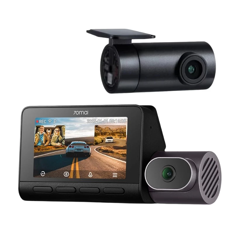 70mai Dash Cam 4K T800 + Cámara Trasera 70mai RC24