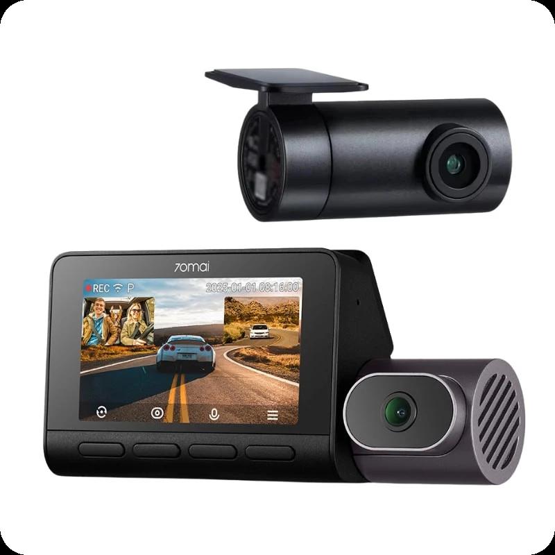 70mai Dash Cam 4K T800 + Cámara Trasera 70mai RC24
