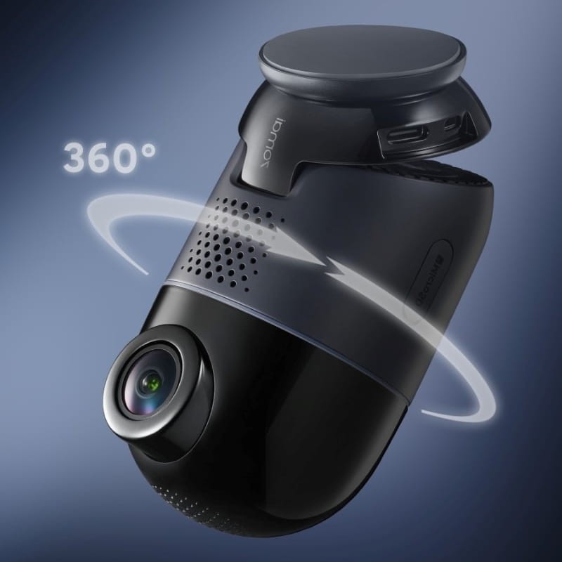 70mai Omni X800-2 128GB + Cámara Trasera 4K WiFi/4G Negro - rotación del diseño