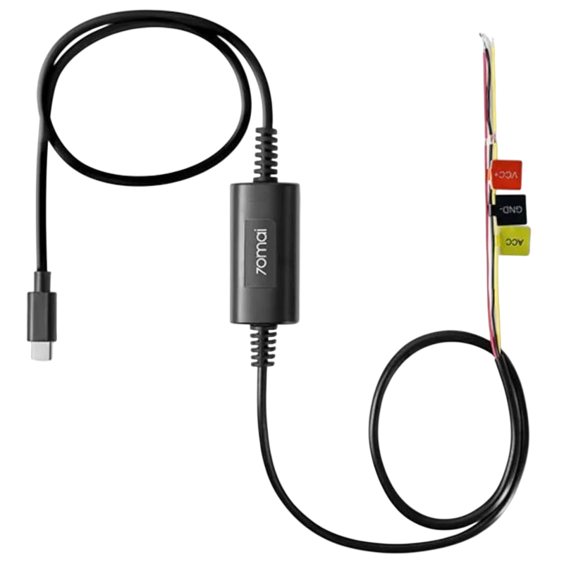 70mai Hardwire  Kit UP03 A800SE/T800/M800/X800/A810/A810S/M500/Omni Negro