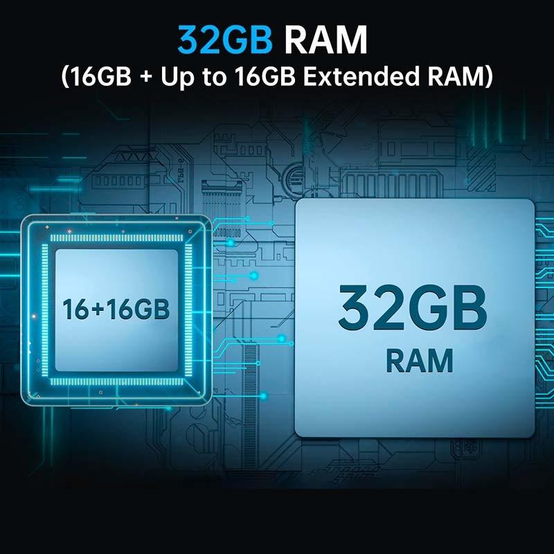 8849 Tank Pad 5G 16GB/512GB - memoria RAM