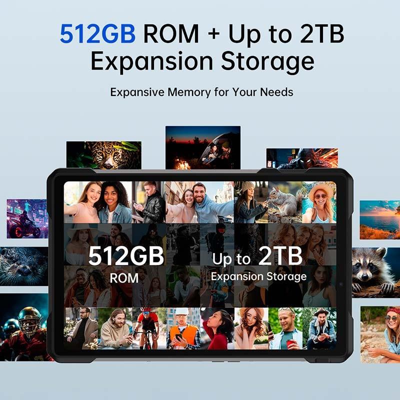 8849 Tank Pad 5G 16GB/512GB - almacenamiento