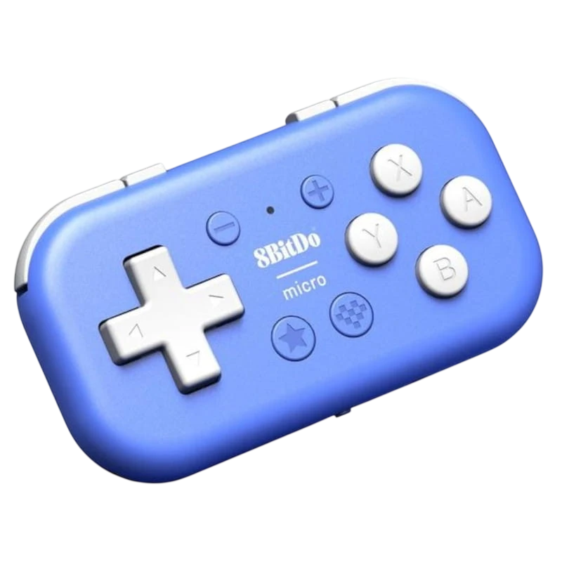 Gamepad 8BitDo Micro Bluetooth Azul – Controlador Nintendo Switch/Android