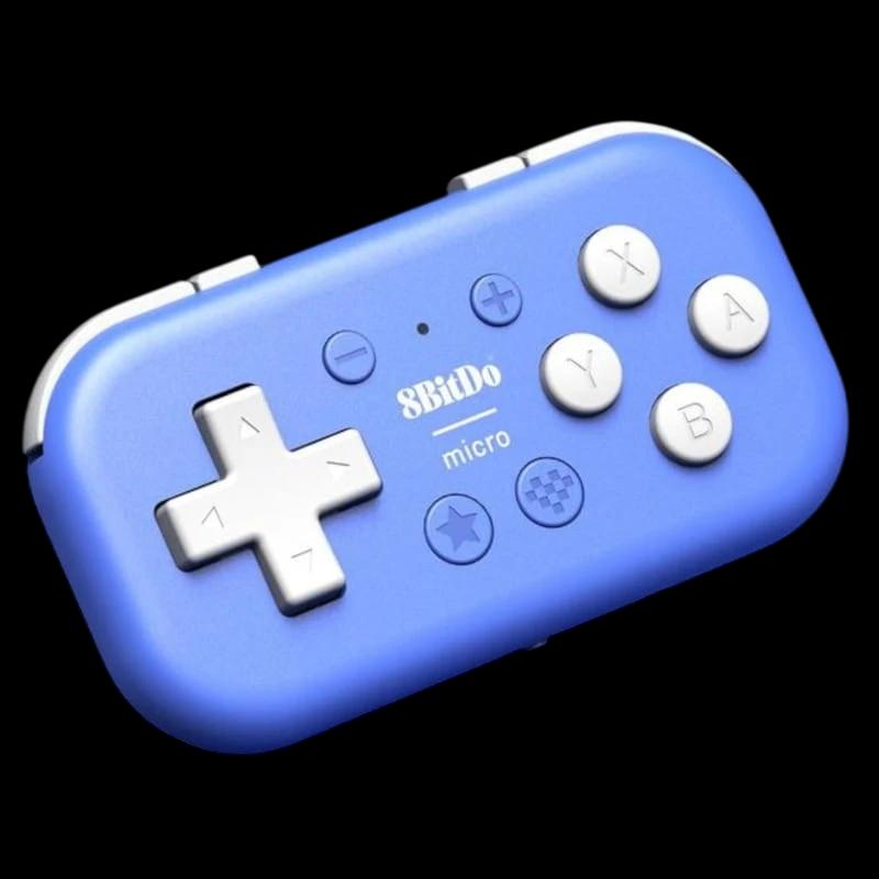 Gamepad 8BitDo Micro Bluetooth Azul – Controlador Nintendo Switch/Android