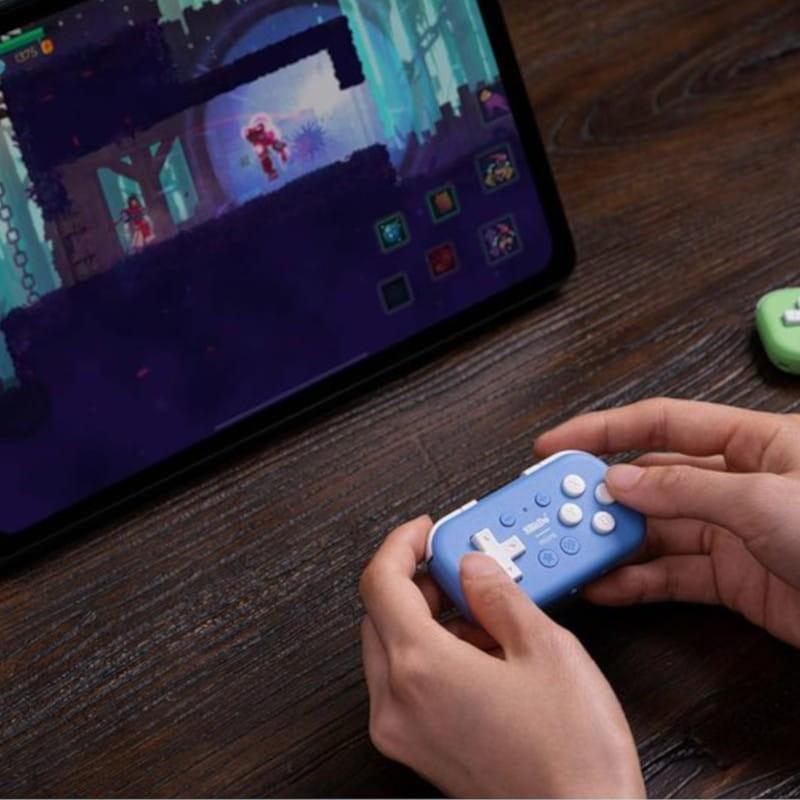 Poderoso Gamepad 8BitDo Micro Bluetooth Azul – Controlador Nintendo Switch/Android