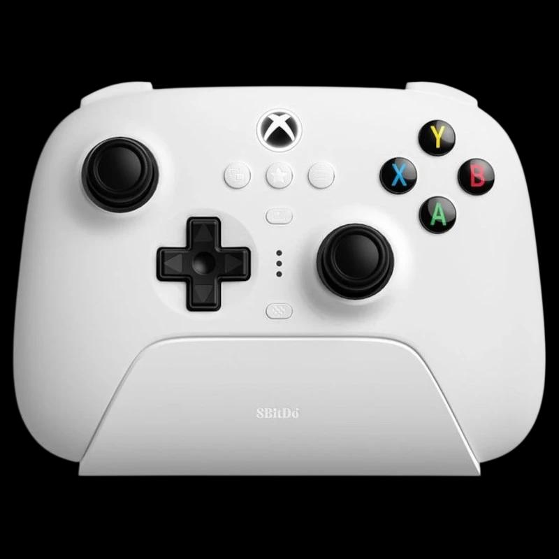 Gamepad 8BitDo Ultimate 3 Bluetooth/2.4G/Cabo com Adaptador + Base de Carregamento Branco - Controlador para Xbox/Smartphone/PC
