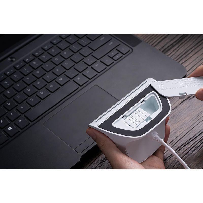 Adaptador de Gamepad 8BitDo Ultimate 3 Bluetooth/2.4G/Cabo com Adaptador + Base de Carregamento Branco - Controlador para Xbox/Smartphone/PC