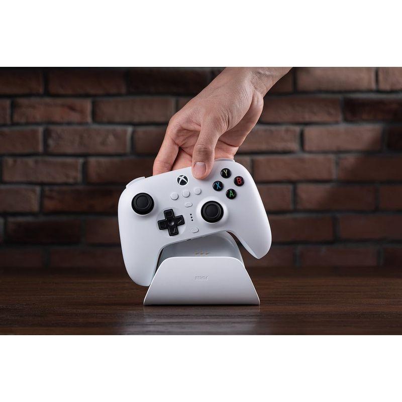 Base de carregamento de Gamepad 8BitDo Ultimate 3 Bluetooth/2.4G/Cabo com Adaptador + Base de Carregamento Branco - Controlador para Xbox/Smartphone/PC