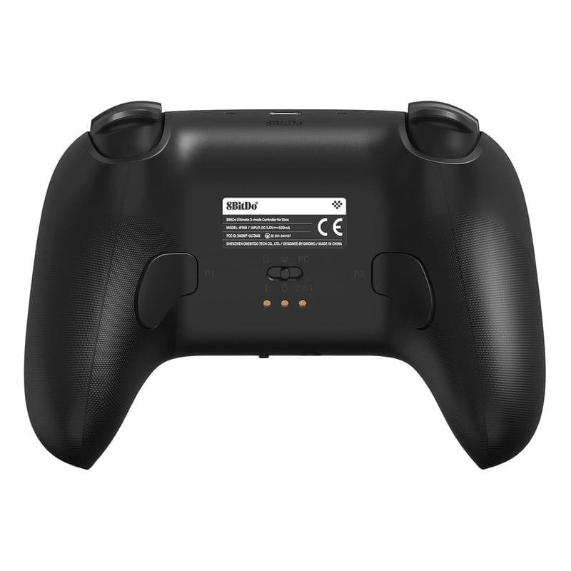 Traseira de Gamepad 8BitDo Ultimate 3 Bluetooth/2.4G/Cabo com Adaptador + Base de Carregamento Preto - Controlador para Xbox/Smartphone/PC
