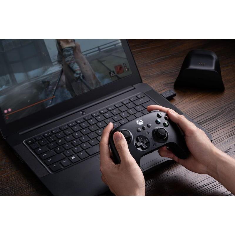 Para PC de Gamepad 8BitDo Ultimate 3 Bluetooth/2.4G/Cabo com Adaptador + Base de Carregamento Preto - Controlador para Xbox/Smartphone/PC