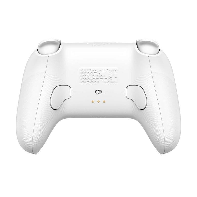 Trasera de Gamepad 8BitDo Ultimate Bluetooth 5.0 con base de carga Blanco - Mando Nintendo Switch/PC