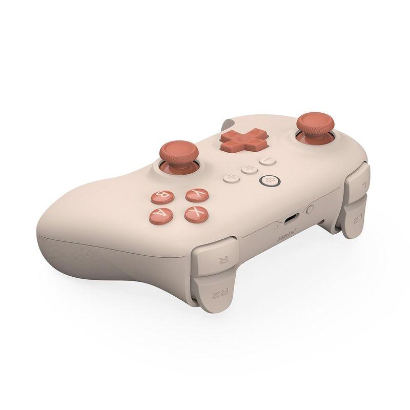 Potente Gamepad 8BitDo Ultimate C Bluetooth Naranja - Mando Pro Compatible con Nintendo Switch
