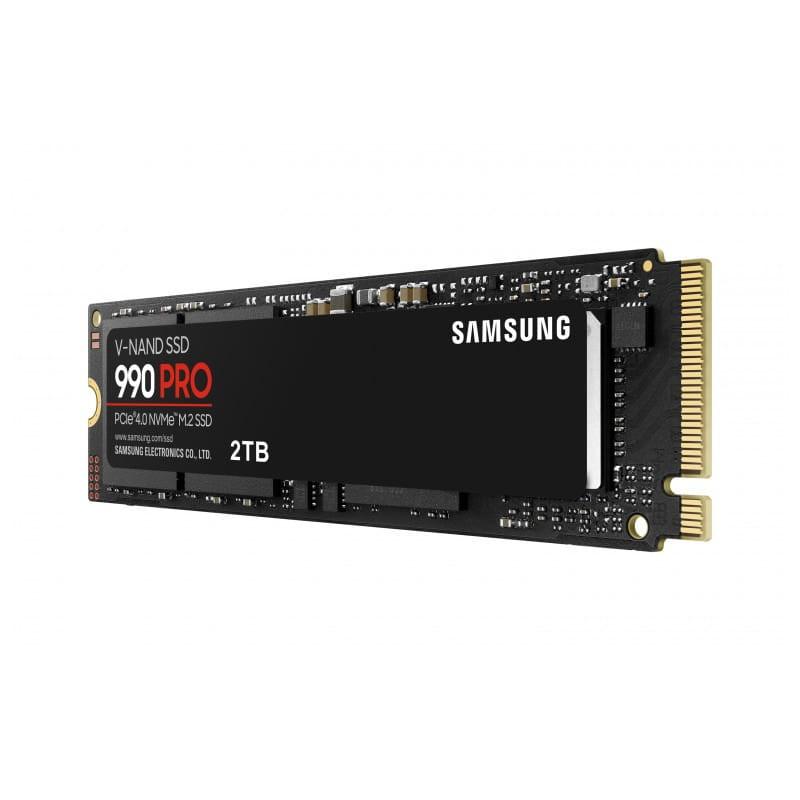 Samsung 990 PRO M.2 TB PCIe 4.0 V-NAND - Unidade de disco rígido SSD vista do ângulo direito