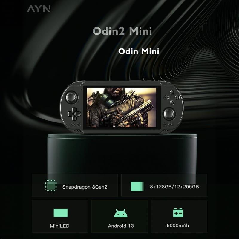 AYN Odin 2 Mini Base 8GB/128GB 5'' Negro - Consola Portátil - características de la consola