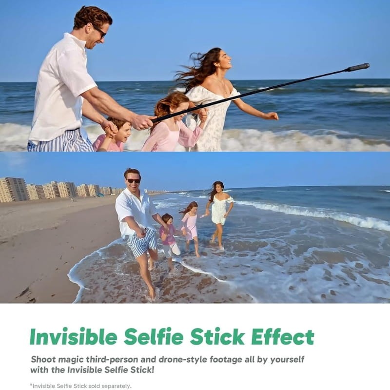 Akaso 360 5.7K WiFi - Cámara Deportiva - efecto de selfie stick invisible