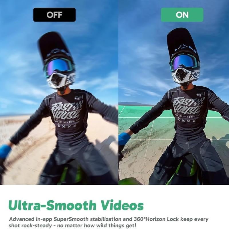 Akaso 360 5.7K WiFi - Cámara Deportiva - estabilización de imagen