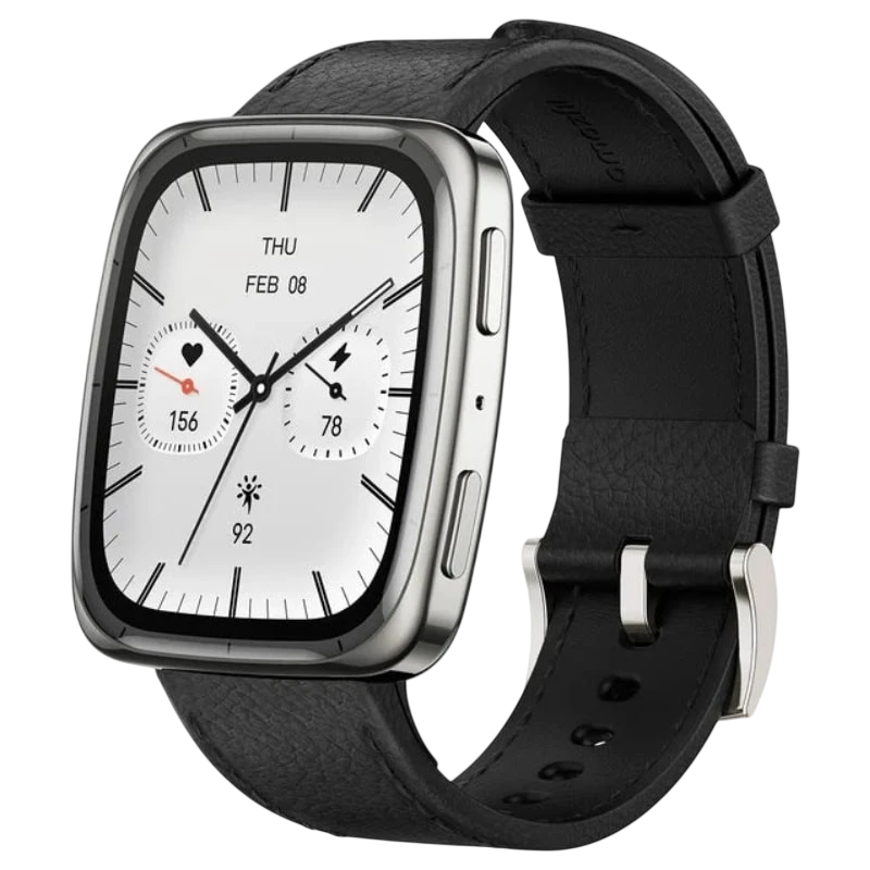 Amazfit Active 2 Square Correa Cuero Negro