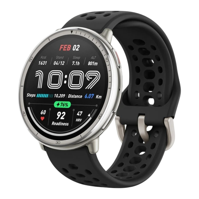 Amazfit Active 2 Correa Silicona Negro  - Reloj Inteligente con GPS