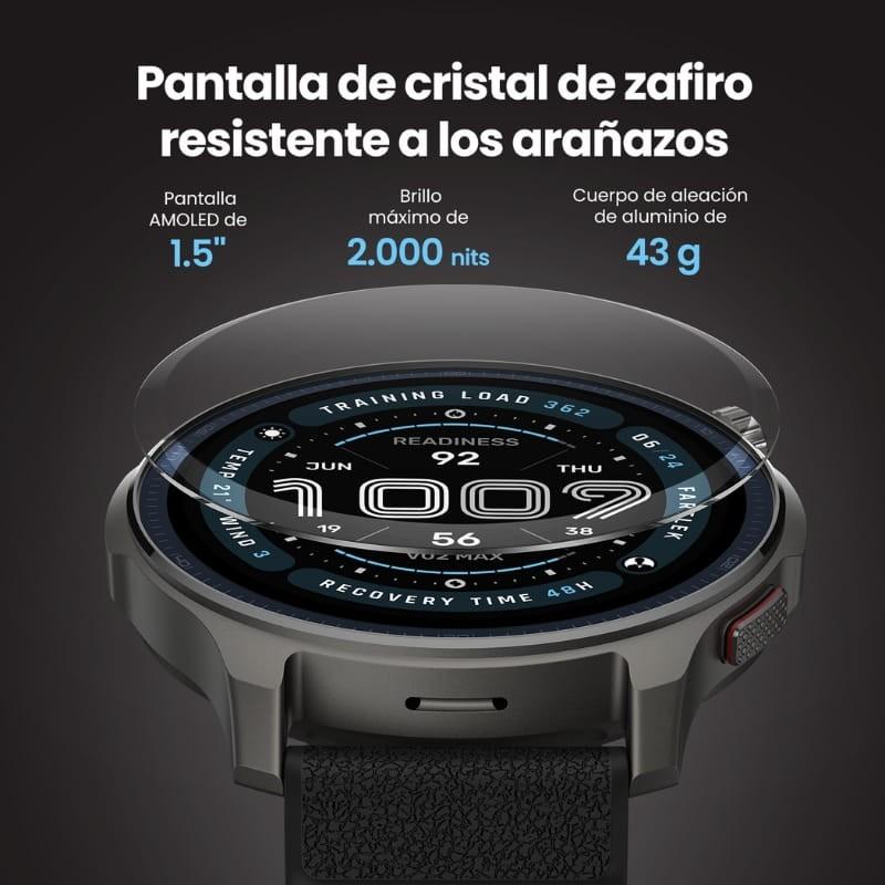 Amazfit Balance 2 Preto - características do ecrã