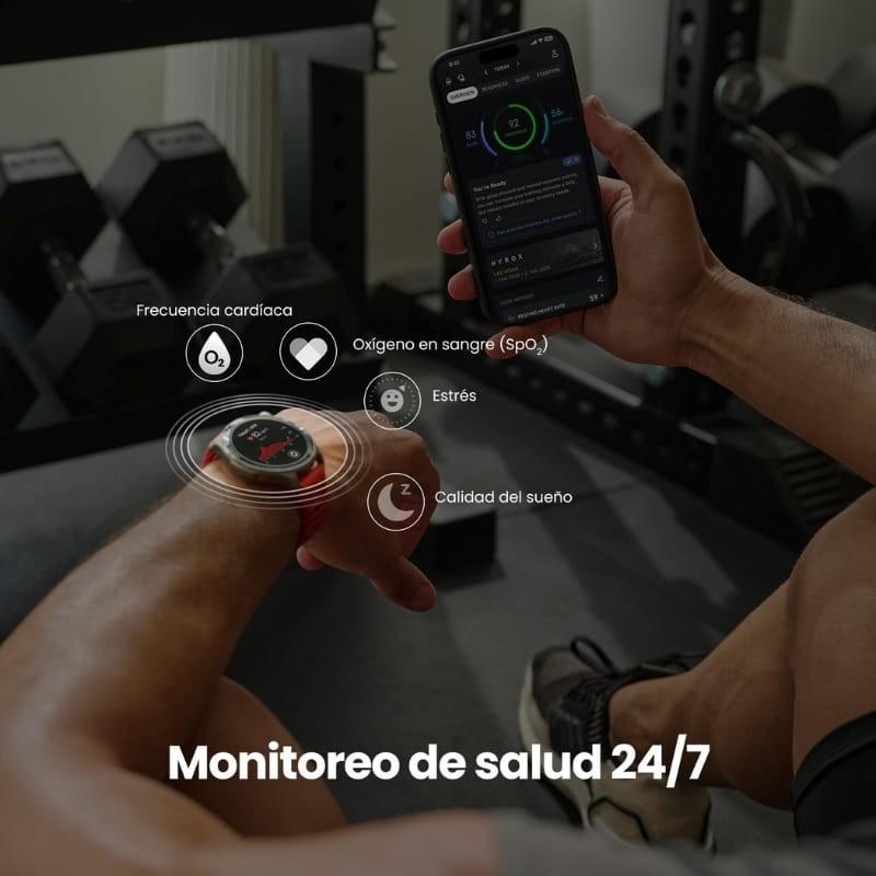 Amazfit Balance 2 Preto - controlo da saúde