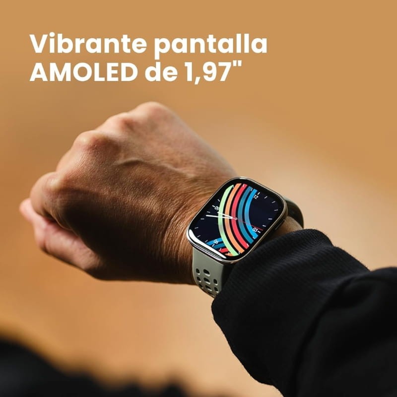Amazfit Bip 6 Bege - tamanho do ecrã