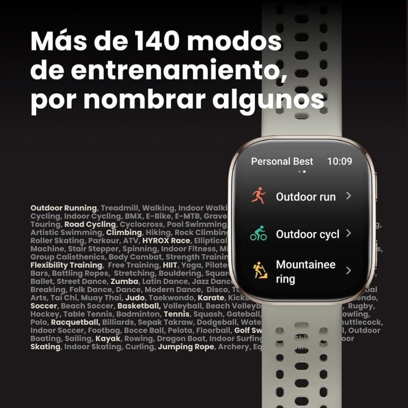 Amazfit Bip 6 Bege - Múltiplos modos desportivos