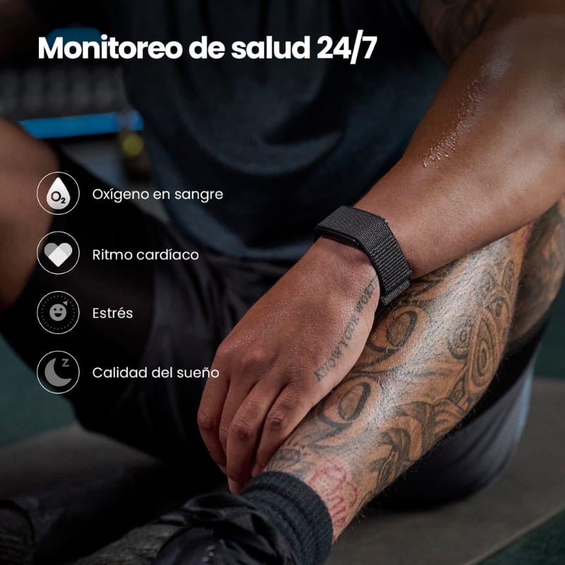 Amazfit Helio Strap - monitoreo de la salud