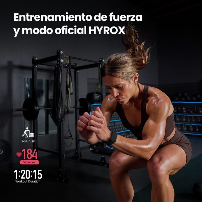 Amazfit Helio Strap - entrenamiento Hyrox