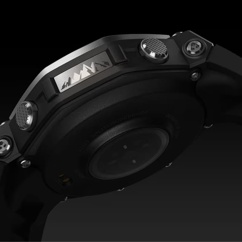 Amazfit T-Rex 3 Noir - Montre intelligente - lunette en acier