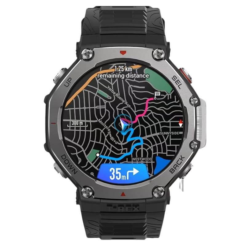 Amazfit T-Rex 3 Noir - Montre intelligente - GPS
