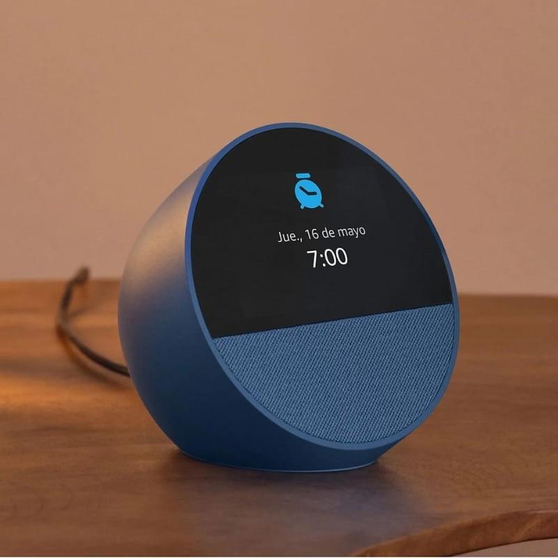 Amazon Echo Spot (2024) Azul - Assistente Smart Home - despertador