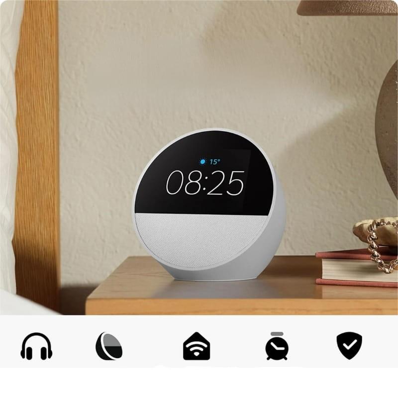 Amazon Echo Spot (2024) Blanco - Asistente Smart Home - funciones