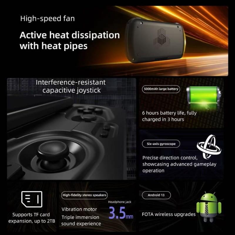 Anbernic RG Slide 8GB/128GB Negro - funciones adicionales