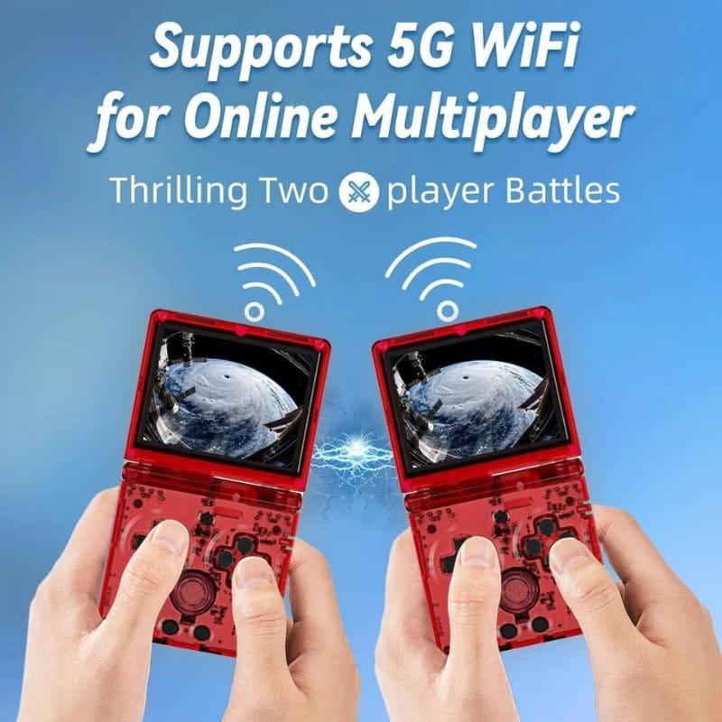 Anbernic RG35XXSP 64 GB Prata - modo multijogador