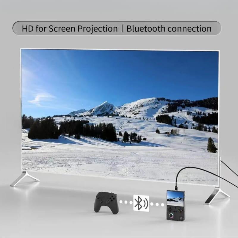 Anbernic RG40XX V 64 Go Blanc Console rétro portable Connexion TV