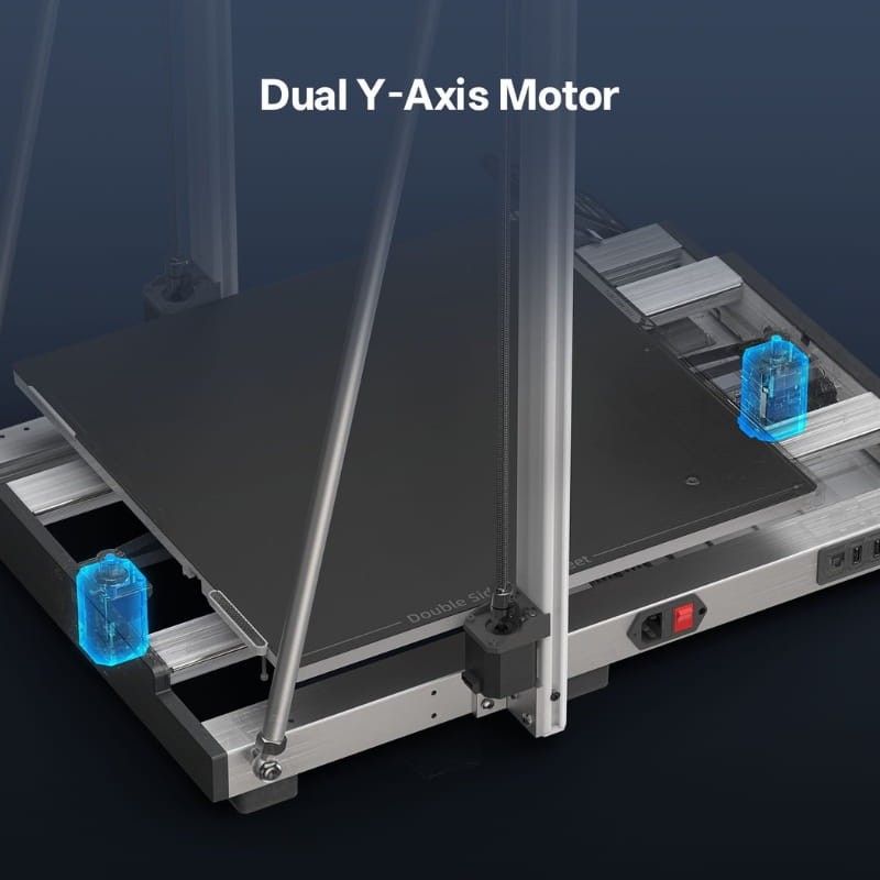 Anycubic Kobra 3 Max Combo - moteur double pour l'axe Y