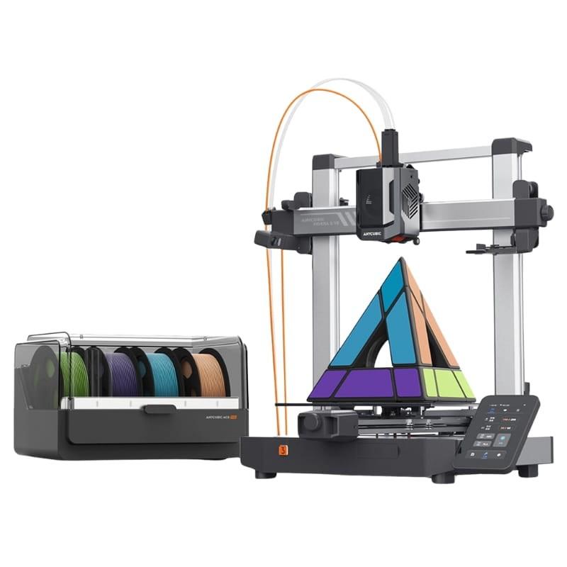 Anycubic Kobra 3 V2 Combo - vista a 45 grados