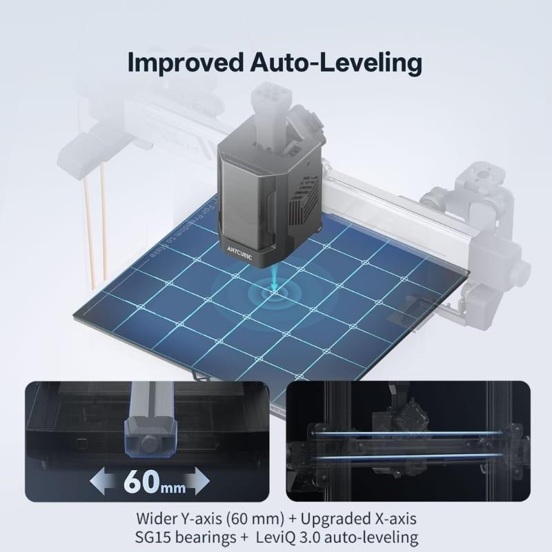 Anycubic Kobra 3 V2 Combo - nivelación automática