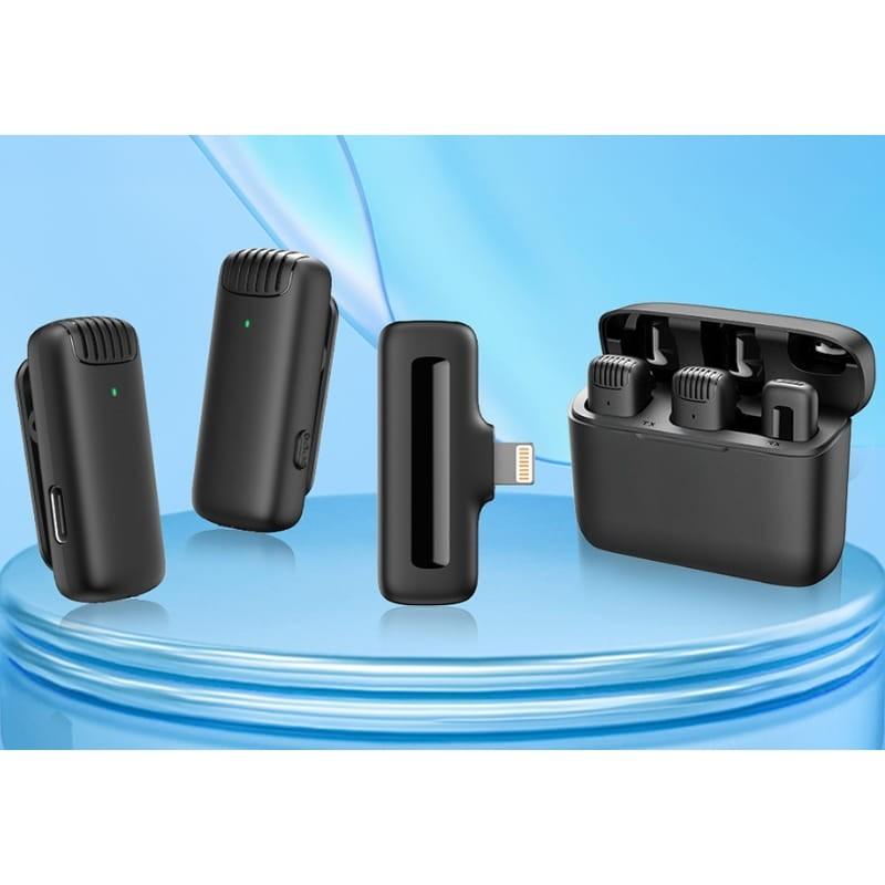 Apexel APL-MIC014 (2 Piezas) - micrófonos con estuche de carga