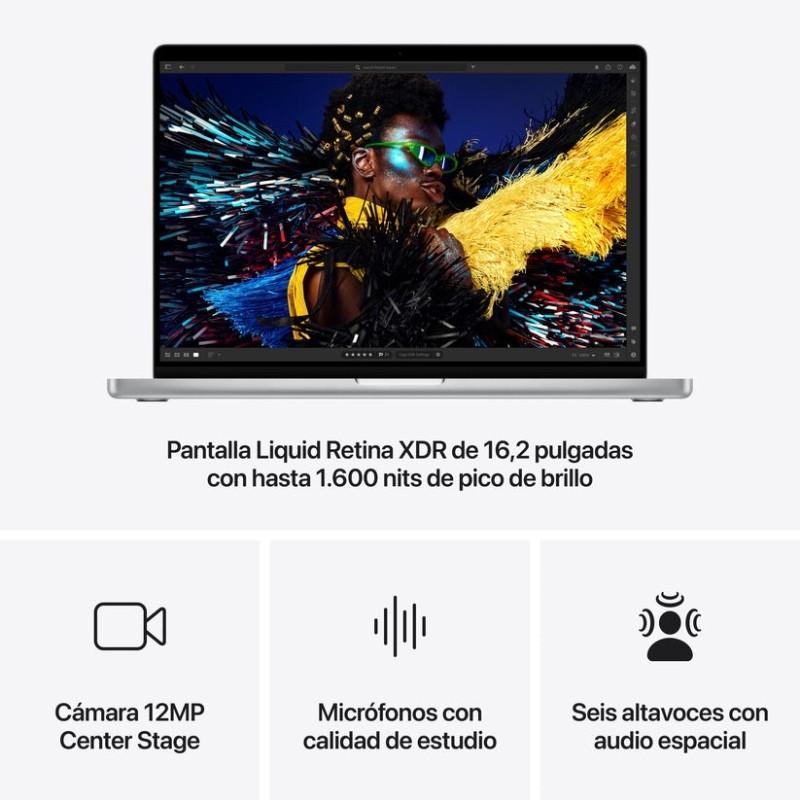 Apple MacBook Pro Apple M M4 Max 36Go/1To Argent 16,2 - écran et système audio
