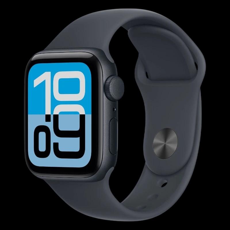 Apple Watch SE 3 GPS 40 mm Meia-Noite com Pulseira Desportiva Preto M/L